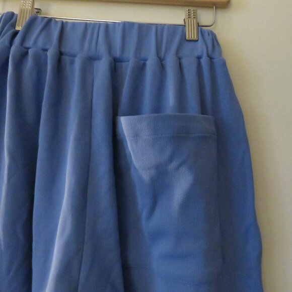 BIANCA SAUNDERS Light Blue Three-Pocket Lounge Pants Minimalist Quiet Luxury - Picture 13 of 15